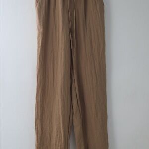 Linen Tan Pants